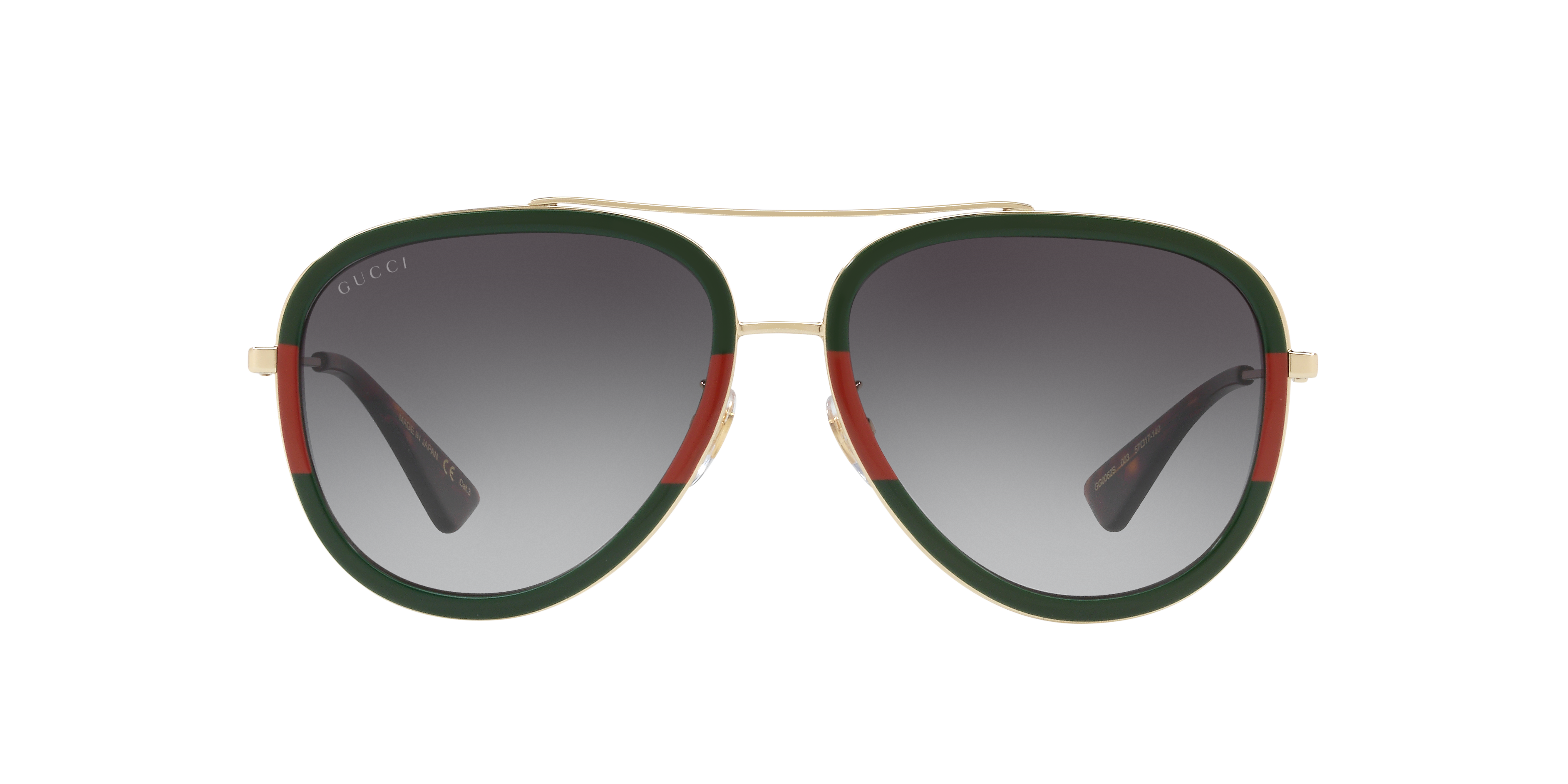 Gucci 0062S sunglasses with black frames and dark tinted lenses, stylish and modern eyewear accessory.