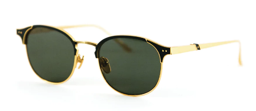 Leisure Society Antibes sunglasses with round frames and tinted lenses, stylish accessory for sunny days.