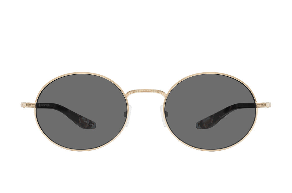Barton Perreira Anamcara gold crystal heroine chic noir sunglasses with sleek frame and stylish design.