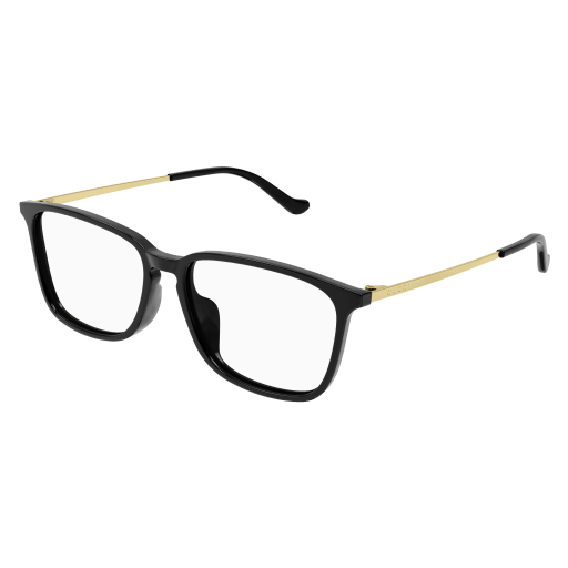 Gucci 1609OA sunglasses with black frame and dark tinted lenses, stylish and iconic eyewear for fashion-forward looks.