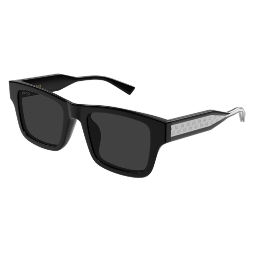 Gucci GG2072SA sunglasses with black frames and dark tinted lenses, stylish and modern eyewear accessory