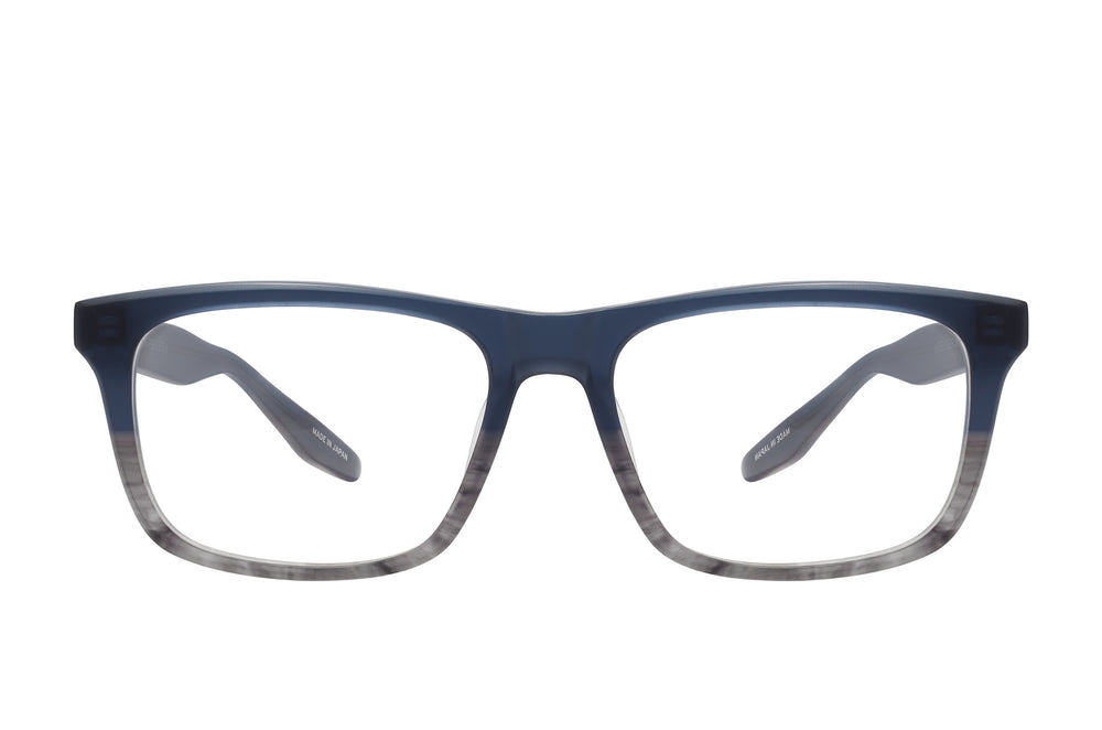 Barton Perreira Barragan sunglasses with matte Caspian stone frames, front view showing stylish and modern eyewear design.