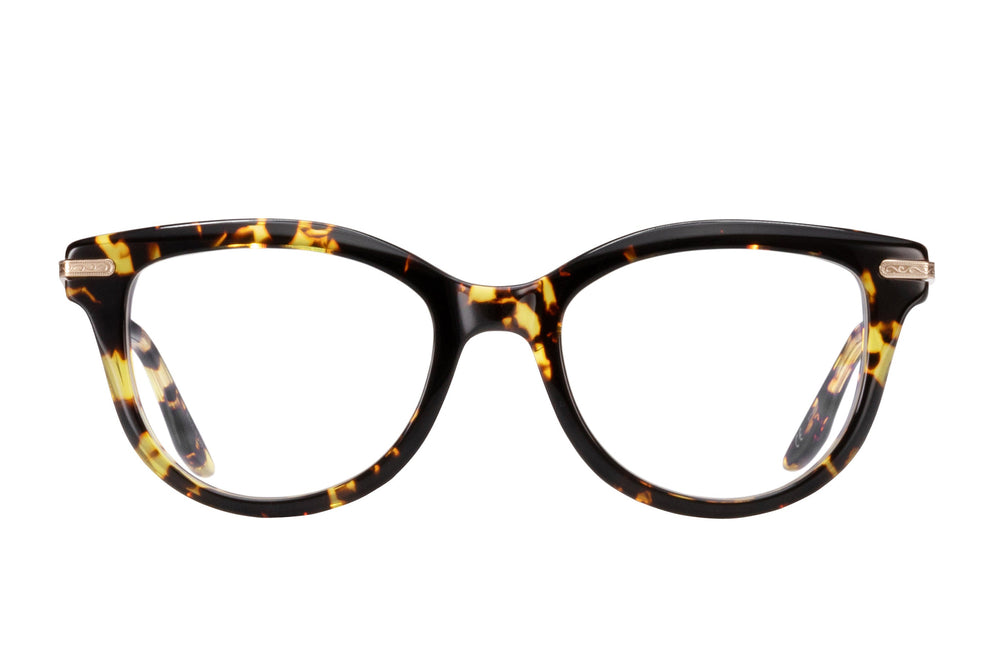 Barton Perreira EMELIE gold heroine chic sunglasses with a sleek front view and stylish design.