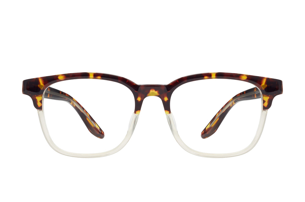 Barton Perreira Emerson sunglasses with tortoise and champagne-colored frames, front view showing stylish design