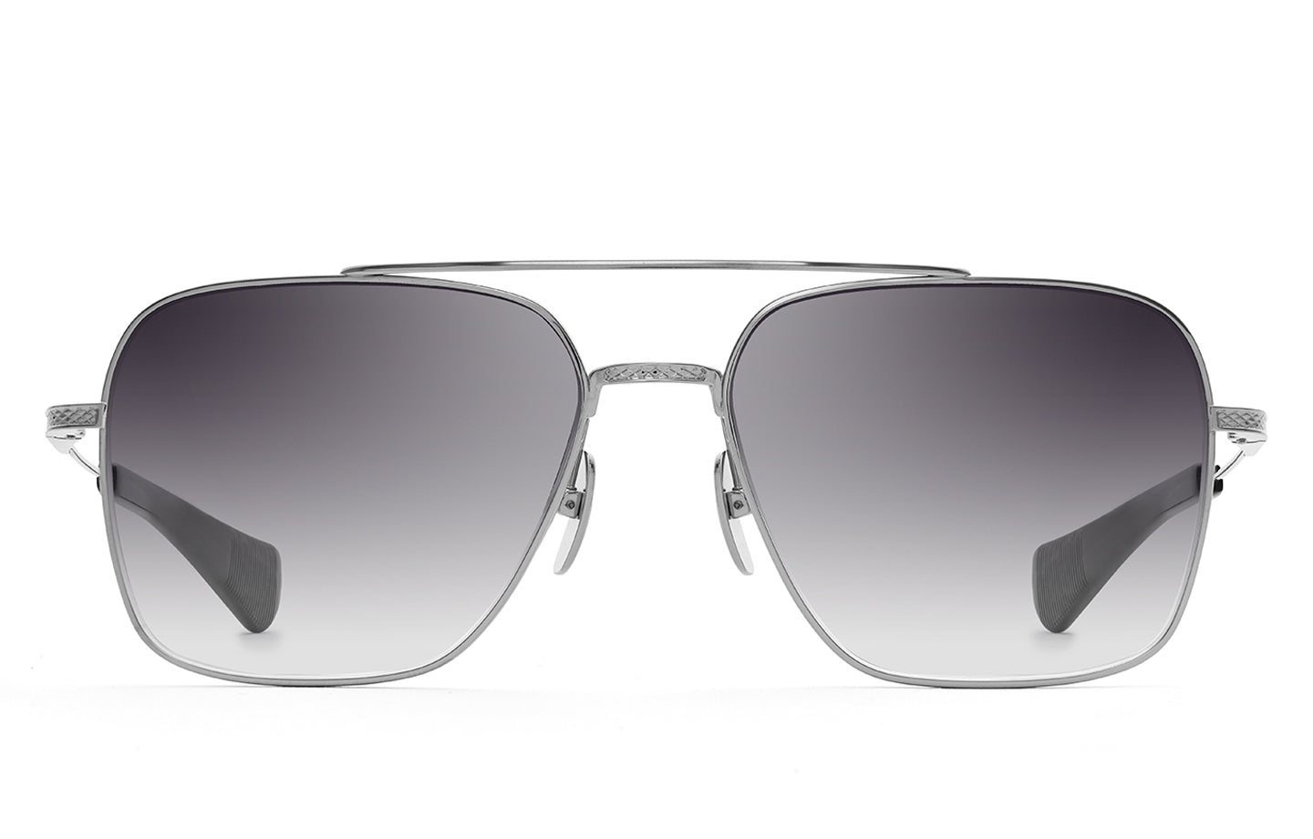 Dita Flight 7 sunglasses with front view, sleek frame design, and stylish lenses, showcasing modern eyewear craftsmanship.