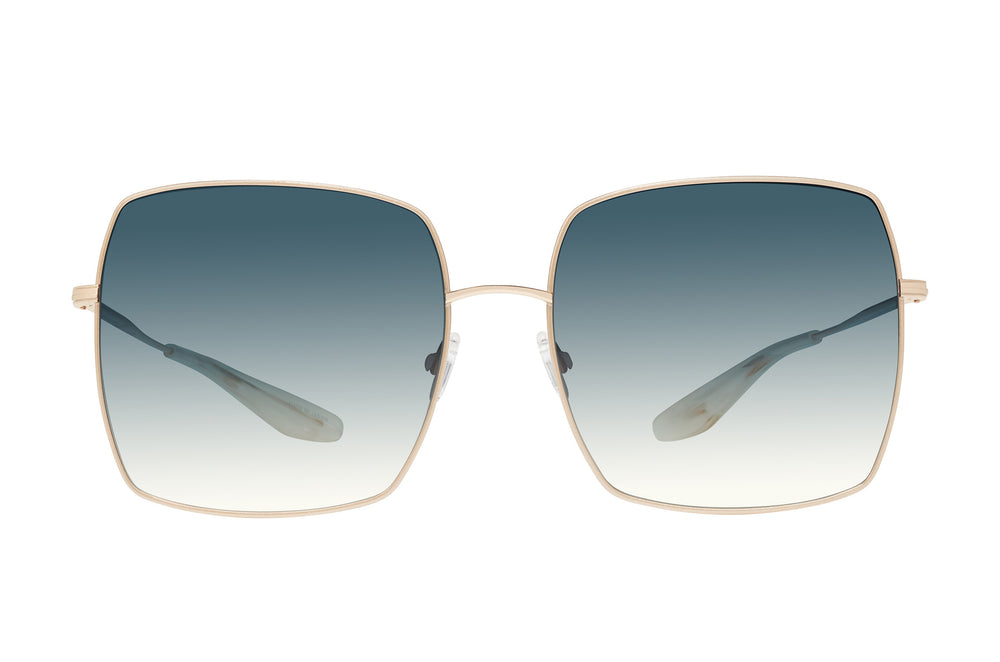 Barton Perreira FOLASADE sunglasses with gold and ivory enamel frames, featuring a stylish and elegant design.