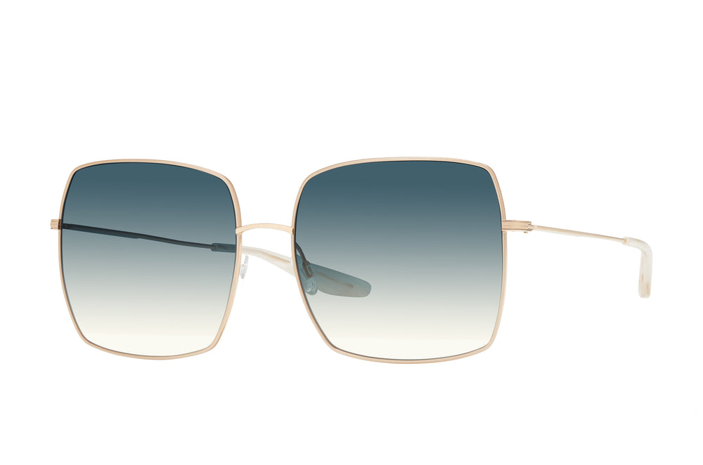 Barton Perreira FOLASADE eyewear with gold and ivory enamel frame, featuring a stylish and elegant design.