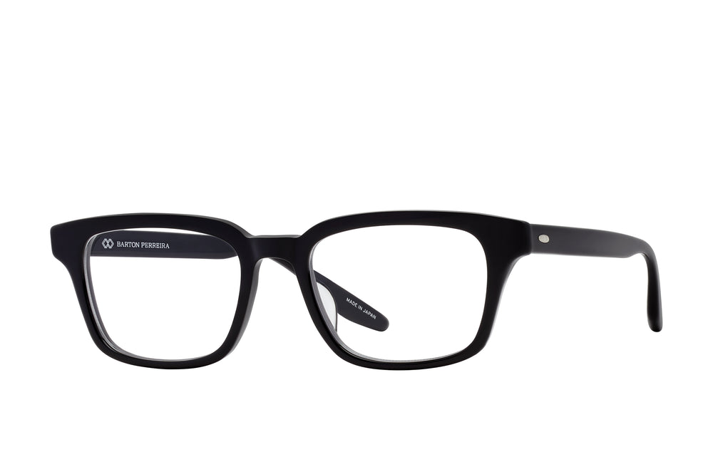 Black GADSON sunglasses by Barton Perreira with sleek side profile and modern design.