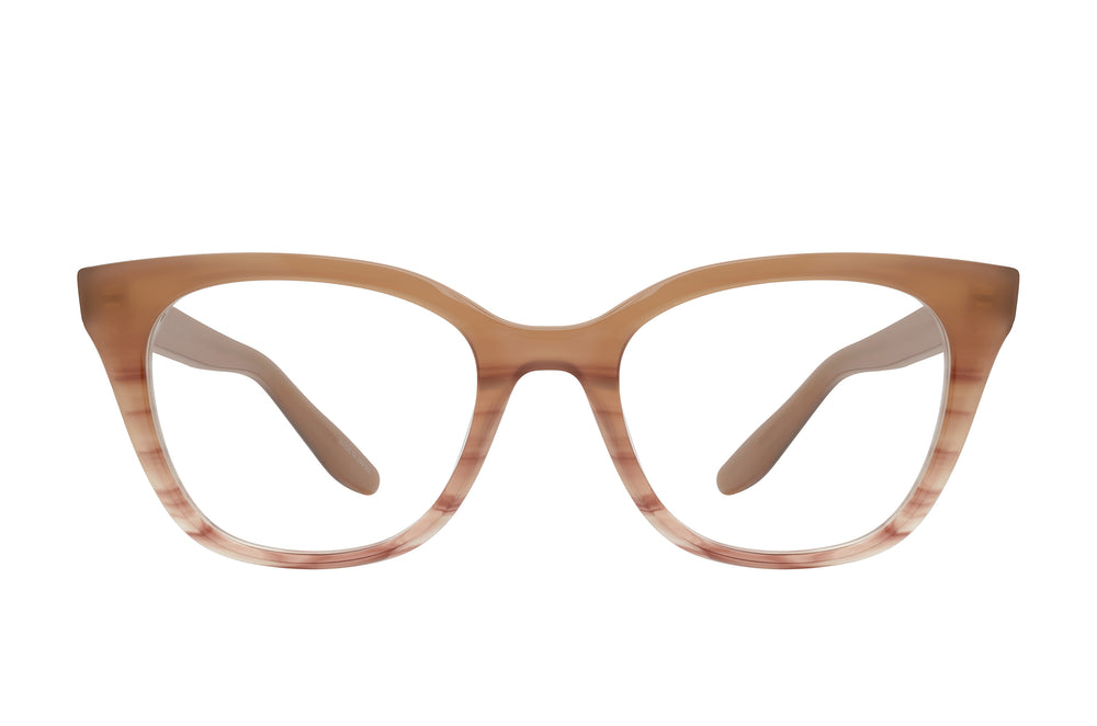 Barton Perreira GINNIE sunglasses with Marrakesh Sand frames, front view showing stylish design and modern eyewear style.
