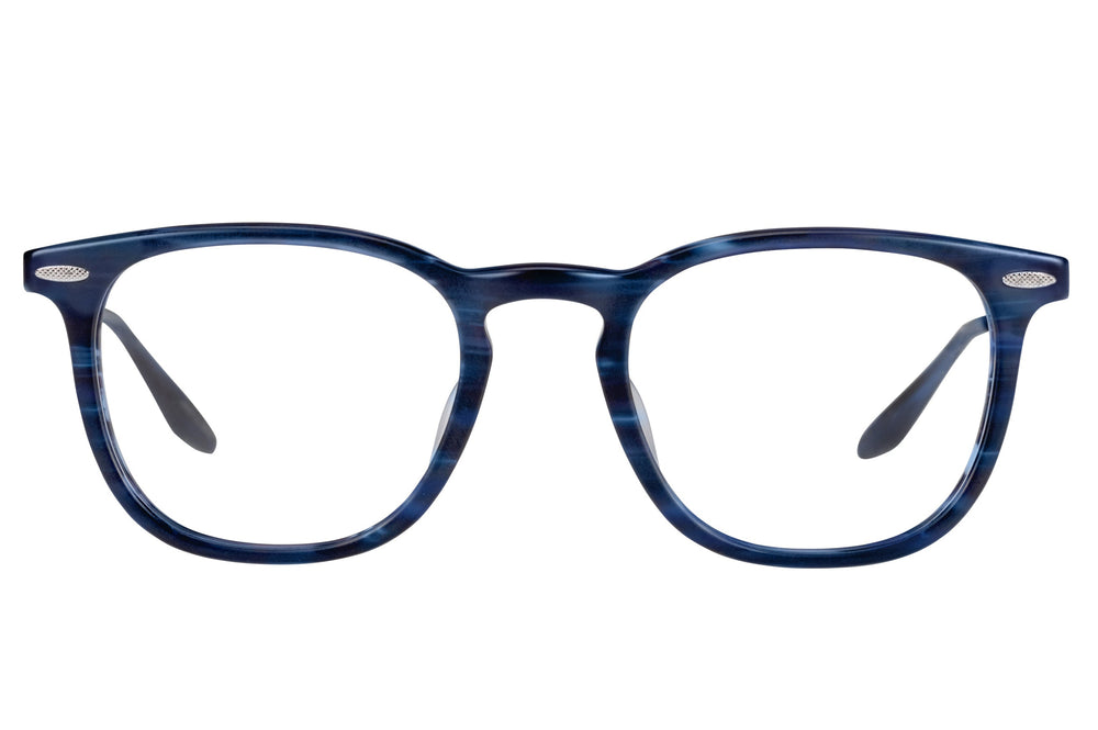 Barton Perreira HUSNEY matte midnight and pewter sunglasses with sleek frame and tinted lenses, front view.