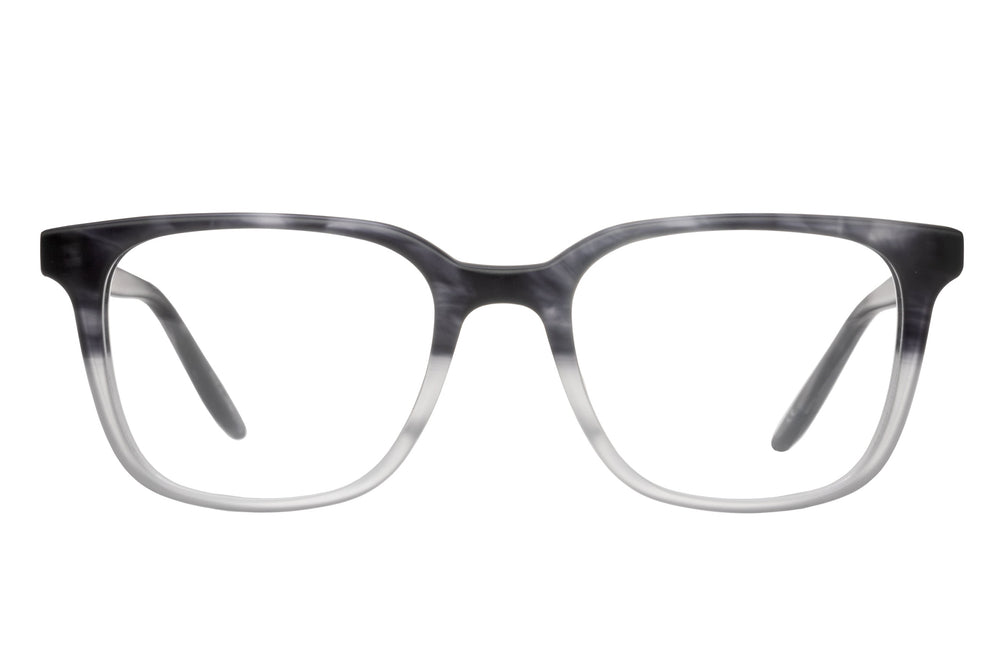 Barton Perreira JOE matte flint stone gradient sunglasses with rectangular frame and dark tinted lenses.