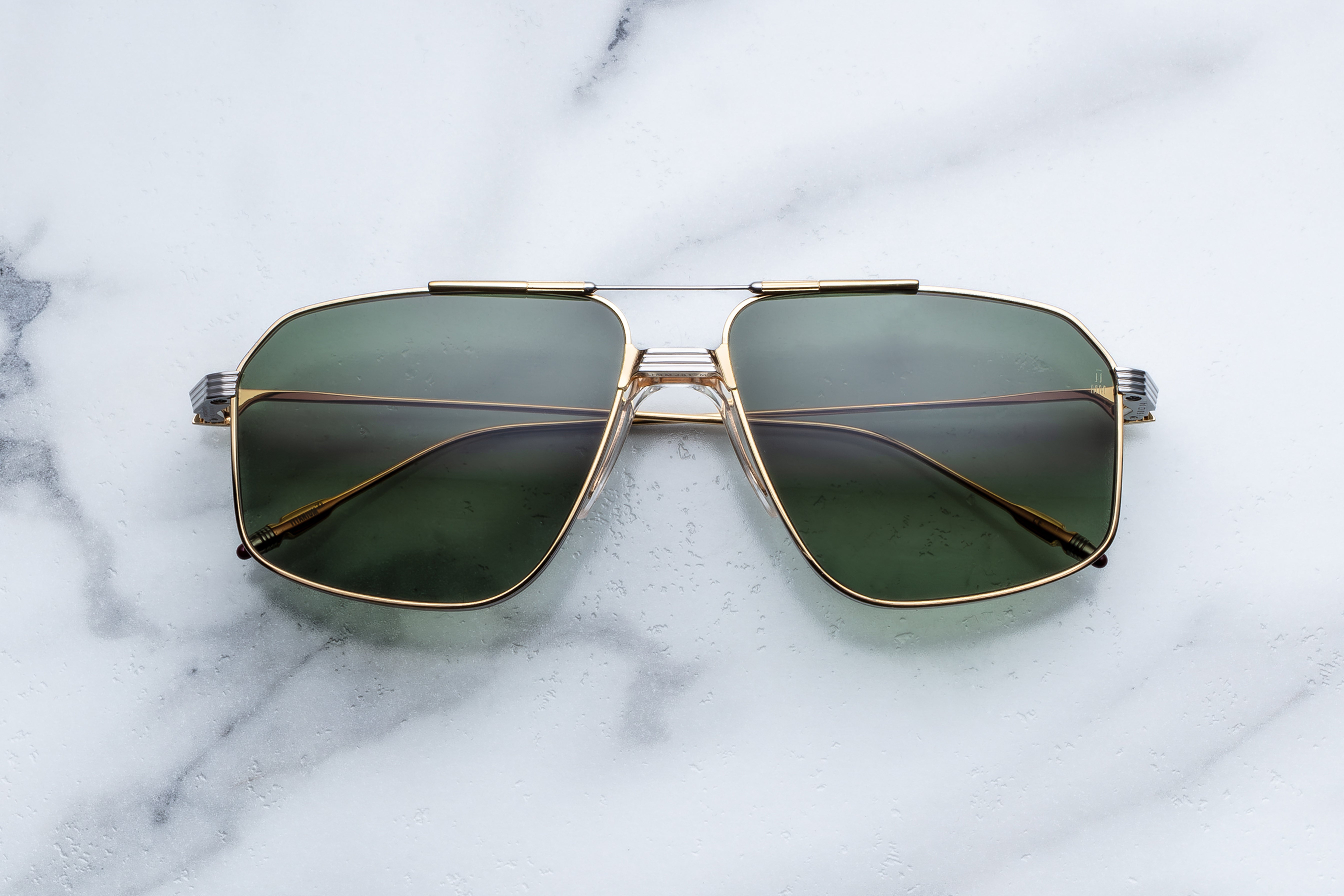 Jacques Marie Mage JAGGER sunglasses in musket color, front view showing sleek frame and tinted lenses.