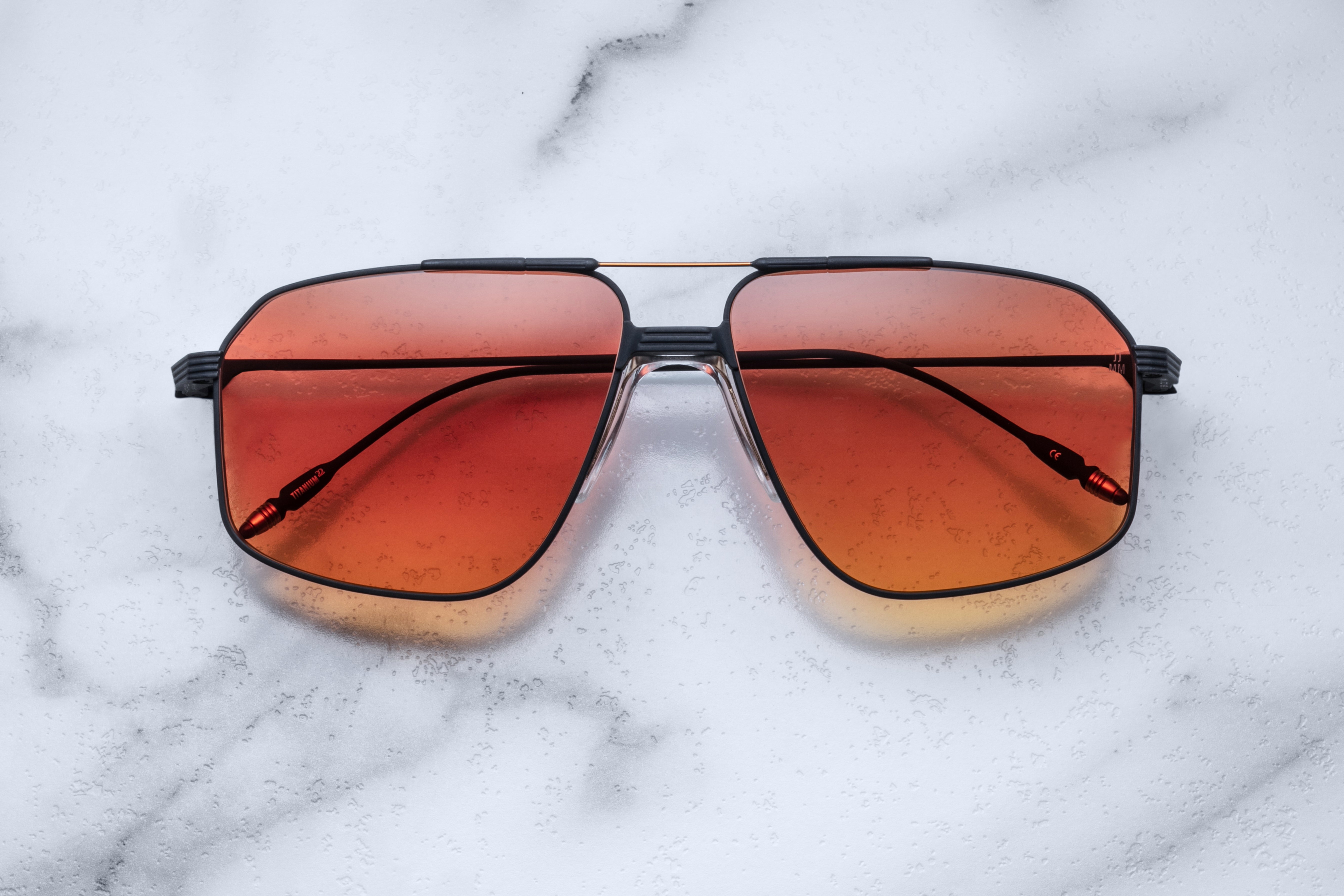 Jacques Marie Mage Jagger Tropic sunglasses with round frames and tinted lenses, stylish and trendy eyewear.