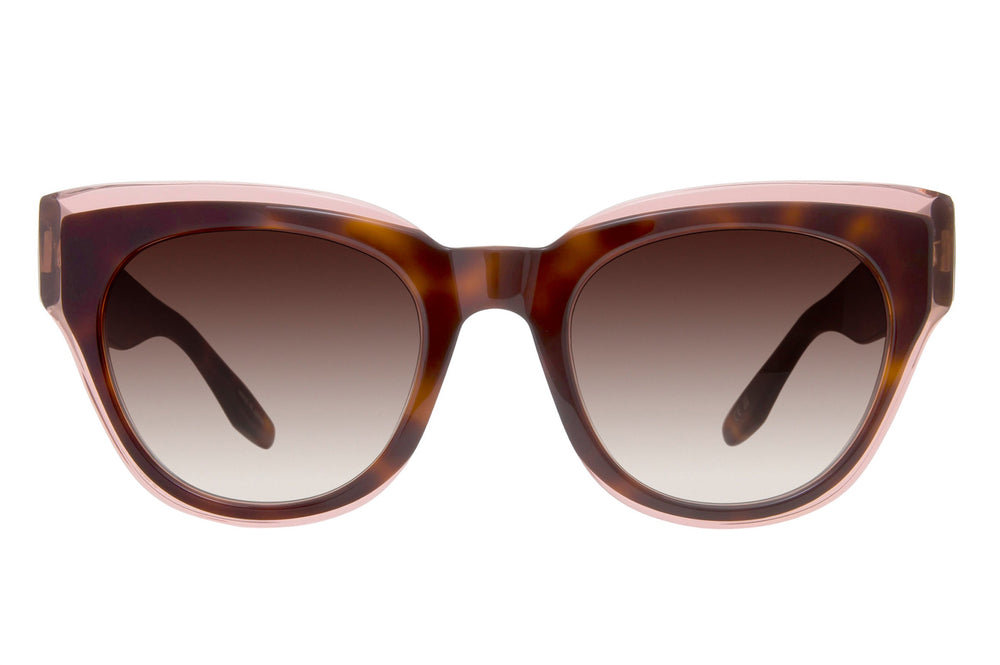 Barton Perreira Lioness sunglasses with smoky topaz lenses and autumn blaze frames, front view showcasing stylish design.