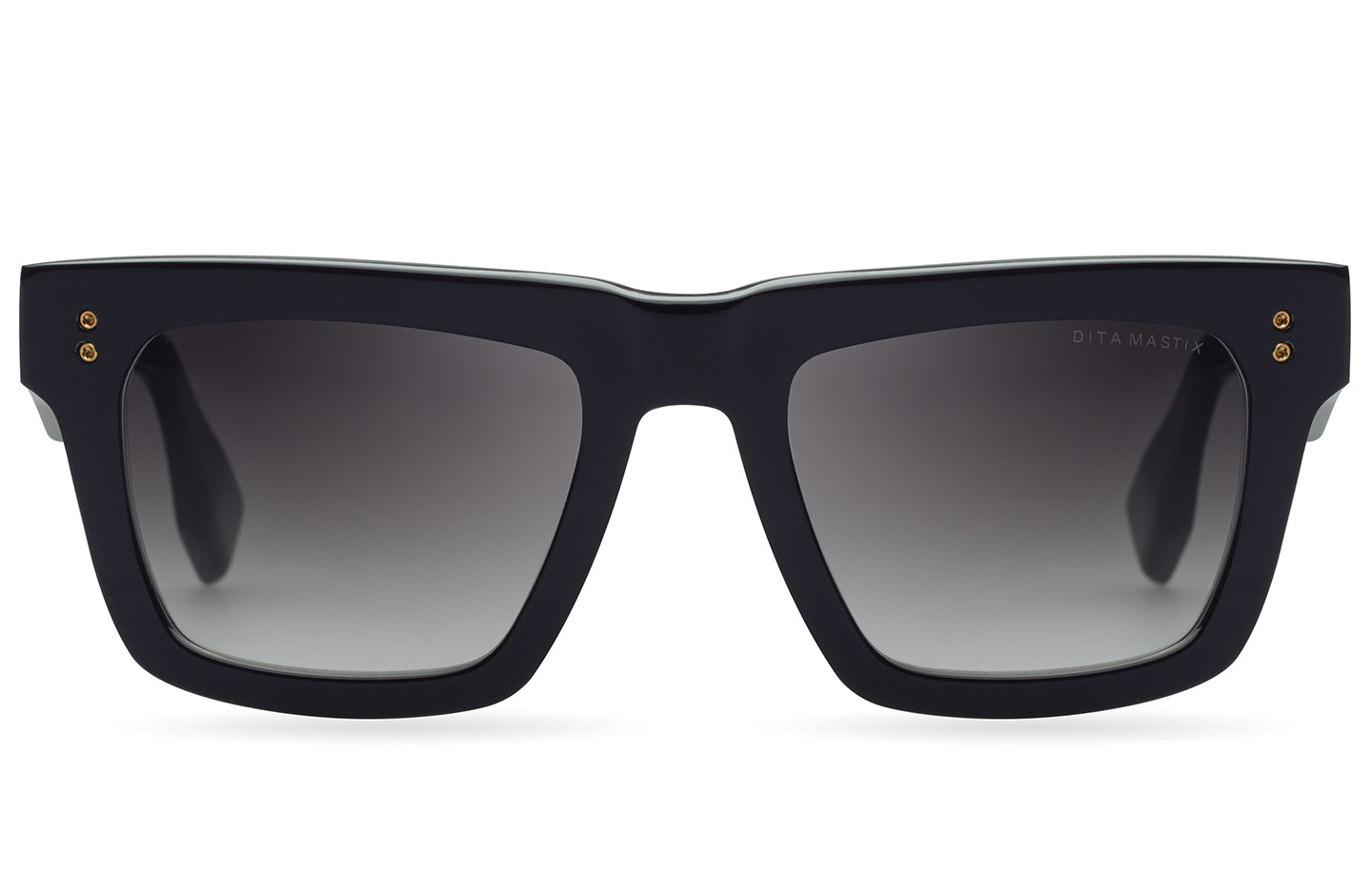 Dita MASTIX eyeglasses with sleek black frame and clear lenses, front view showcasing modern stylish design.