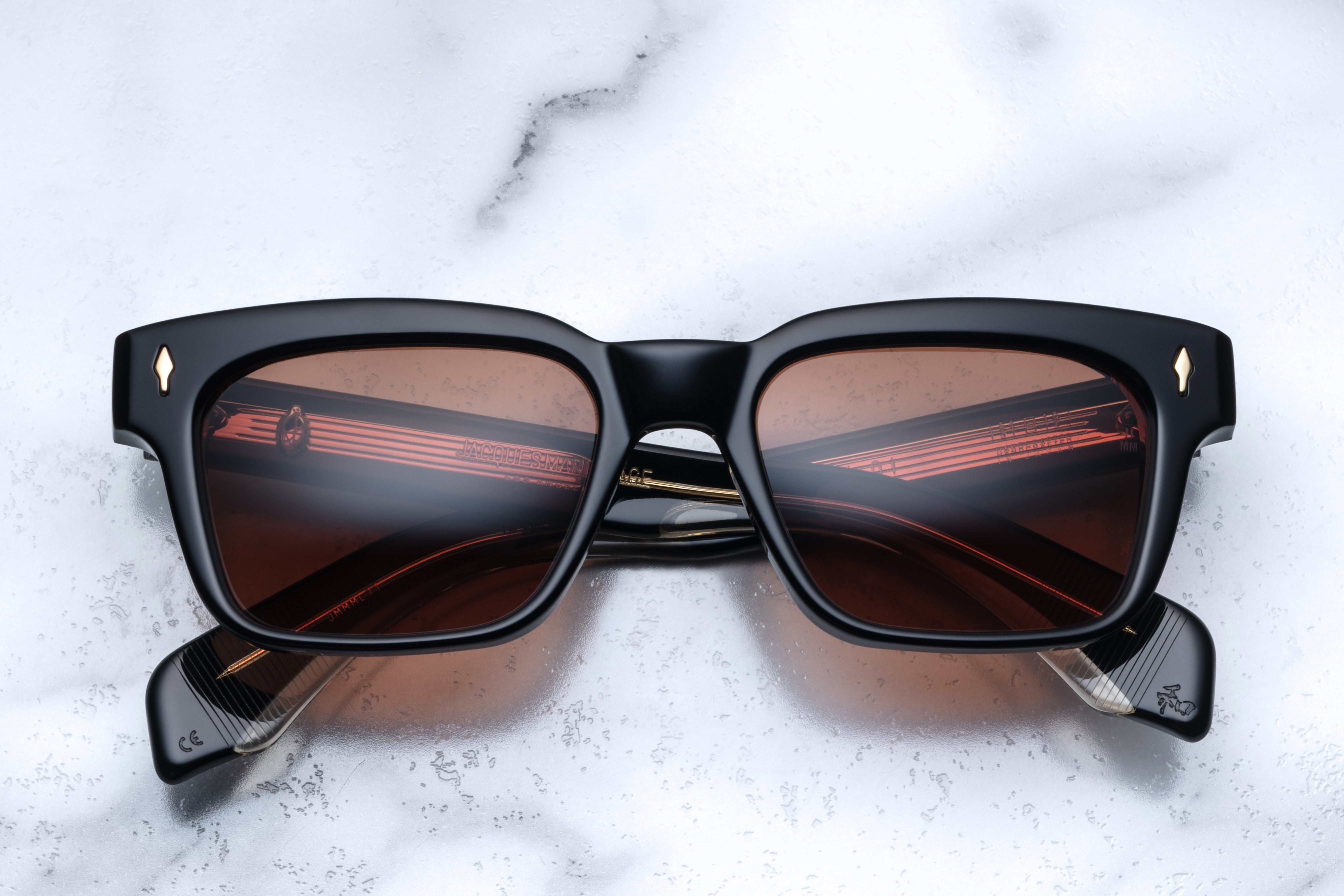 Jacques Marie Mage Molino Beluga sunglasses with clear front view, featuring sleek frame and modern design.