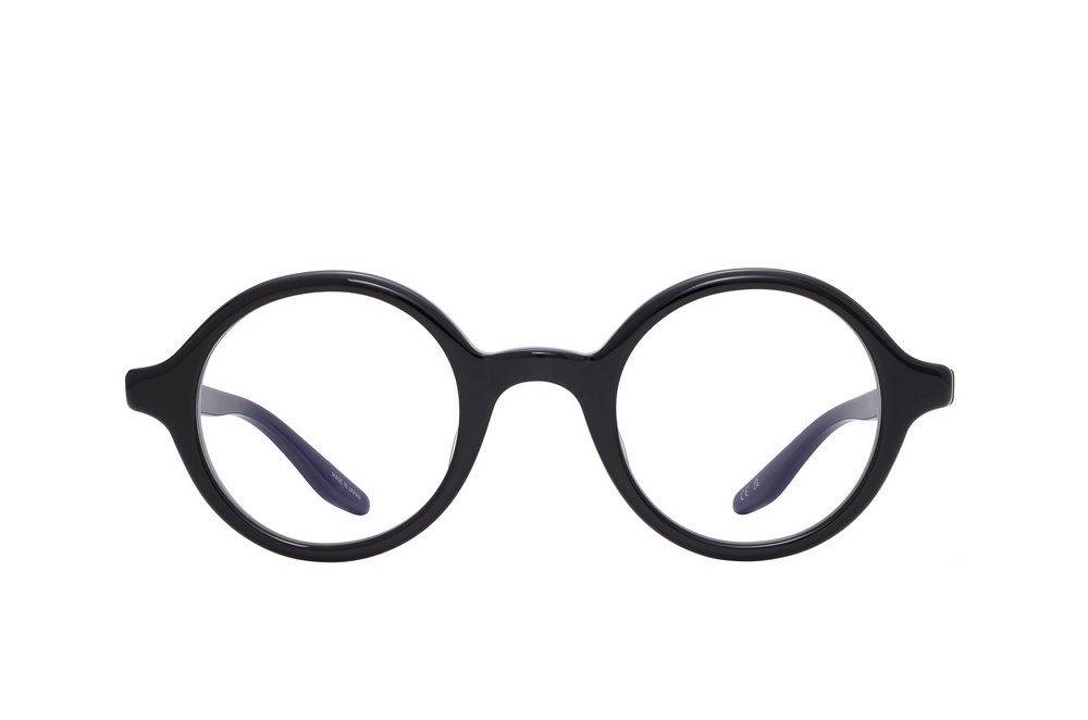 Black NATTIE sunglasses by Barton Perreira with sleek square frames and tinted lenses, front view showing stylish design.