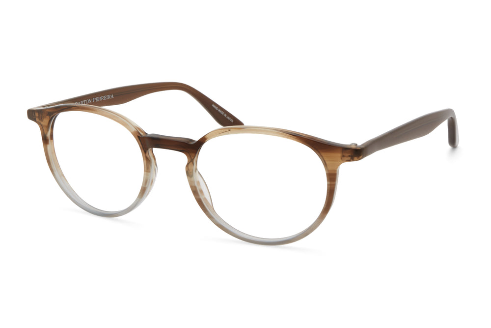 Side view of Barton Perreira NORTON 50 sunglasses with sleek black frames and dark tinted lenses.