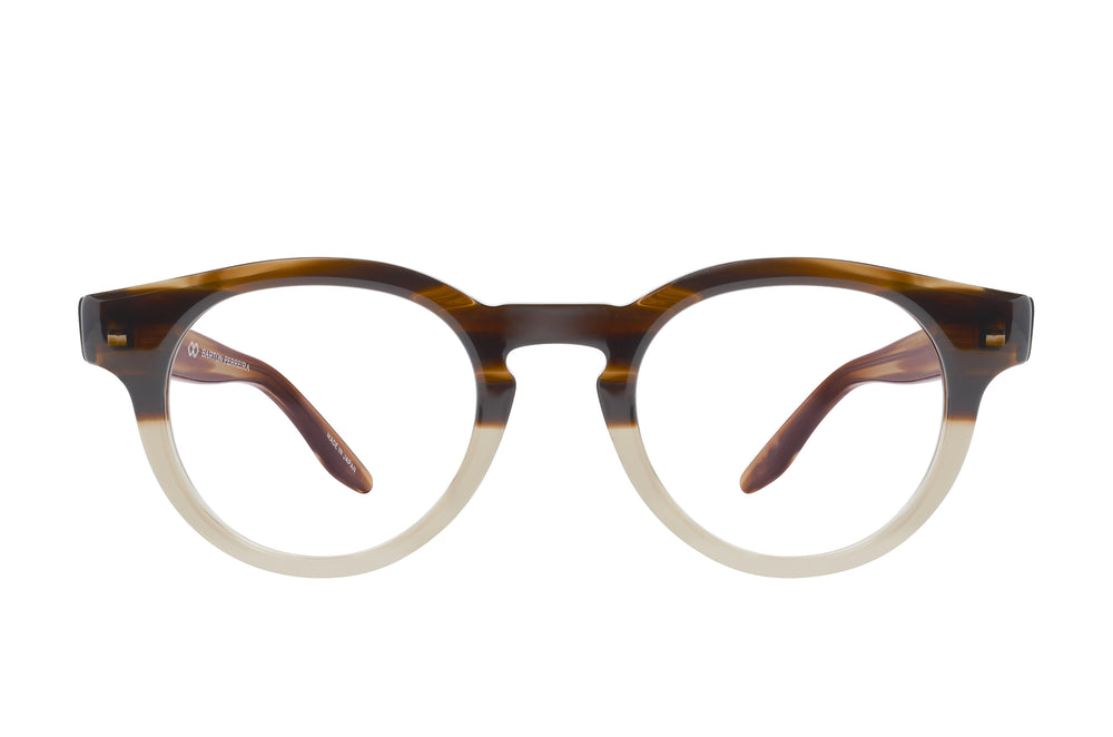 Barton Perreira Oxford eyeglasses with hickory gradient frames and clear lenses, stylish and sophisticated eyewear.