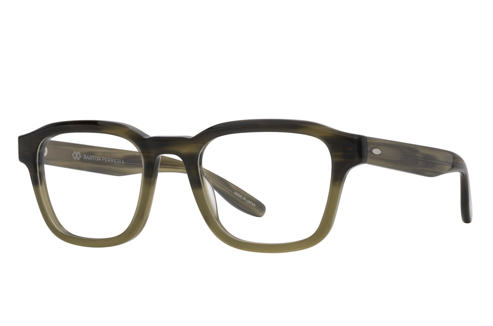 Barton Perreira WINTON Rebel Salute sunglasses with black frames and dark lenses, side view showing sleek design details.