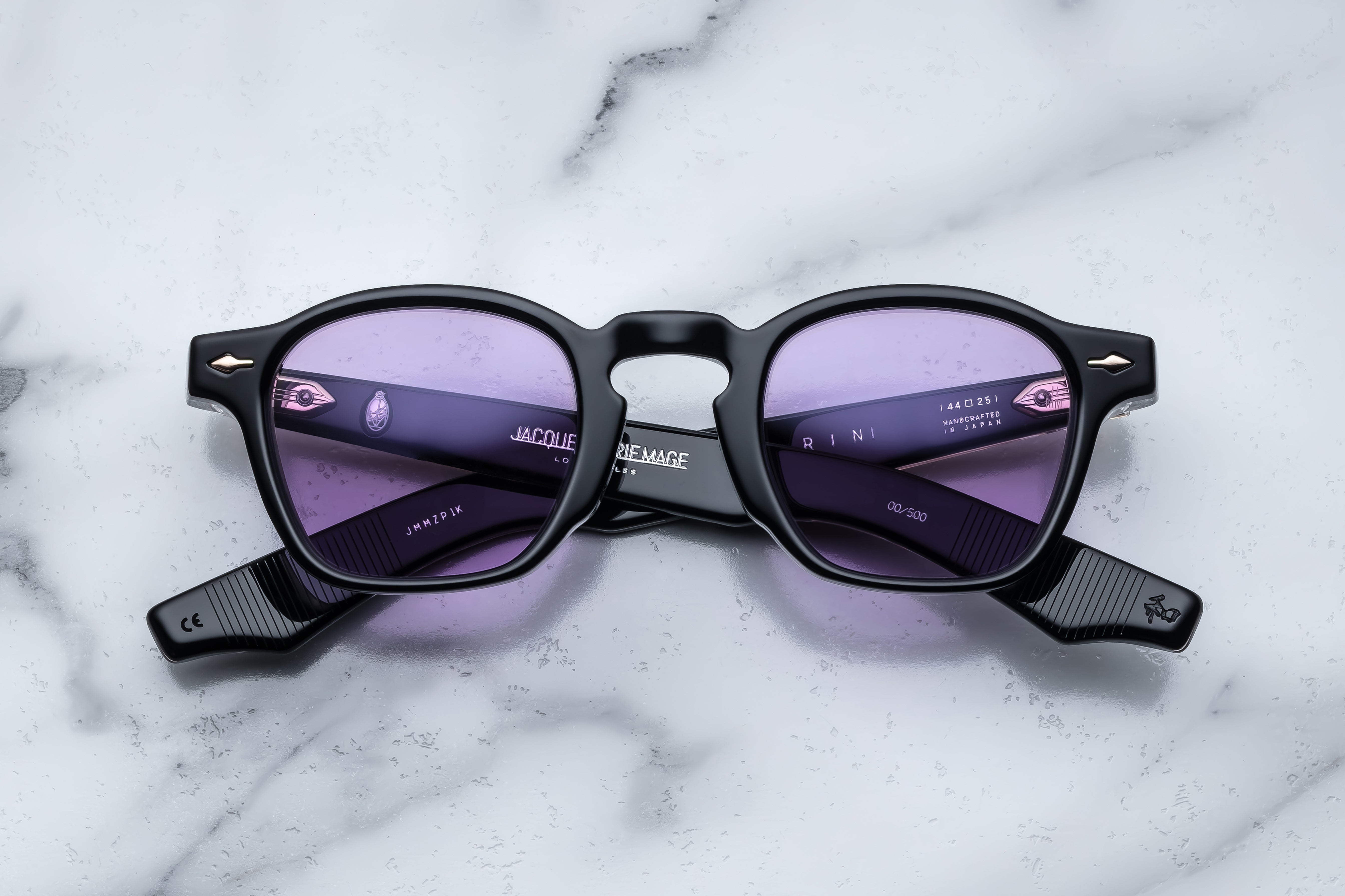 Jacques Marie Mage Zephirin Maverick sunglasses with rounded frames and dark tinted lenses, front view showing stylish design