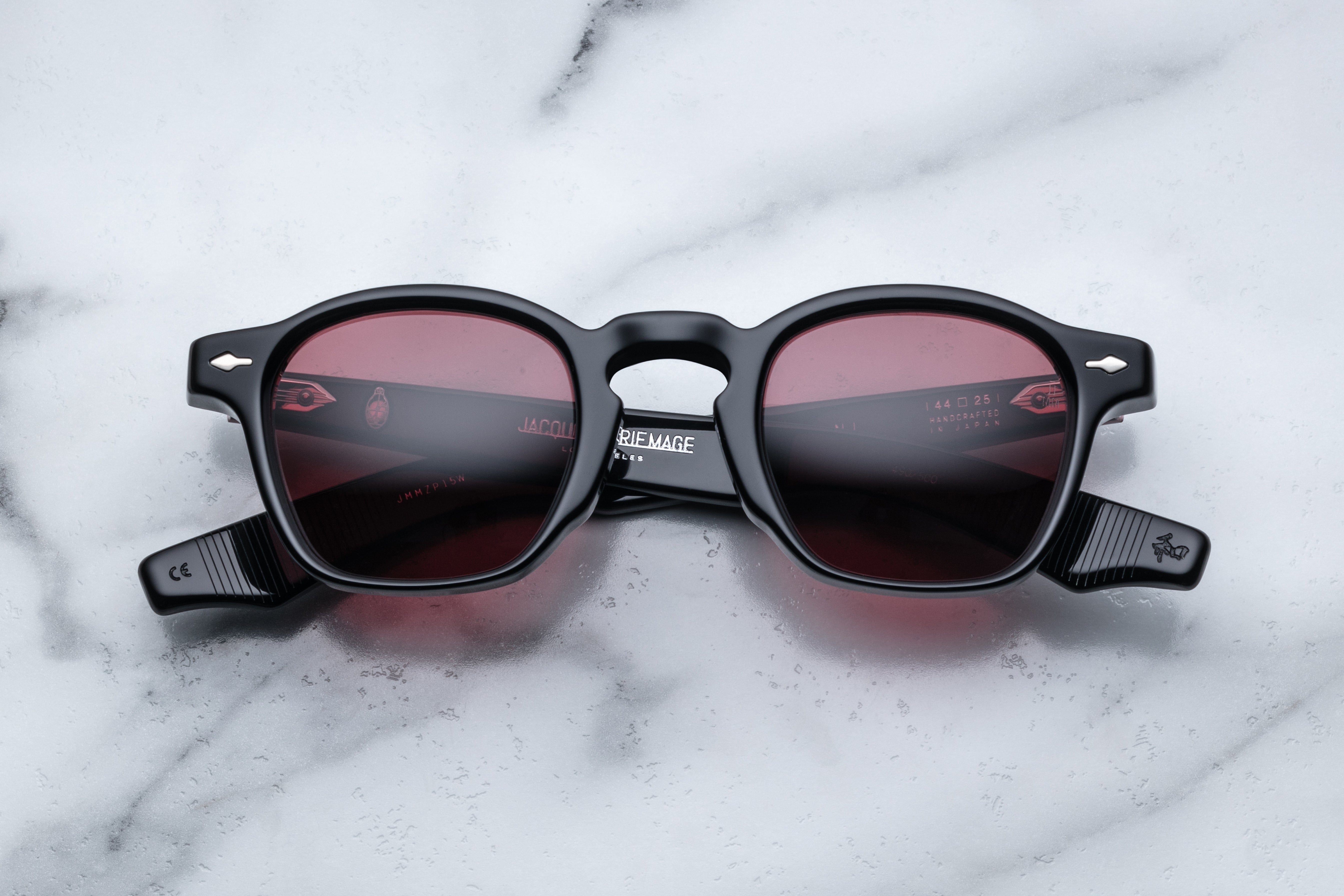 Jacques Marie Mage Zephirin sunglasses with sleek, modern frame and tinted lenses, front view showing stylish design details.