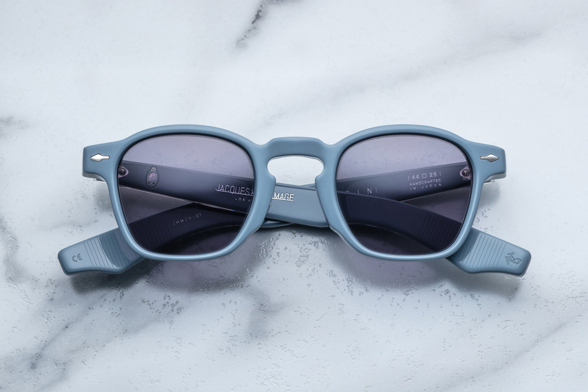 Jacques Marie Mage Zephirin sunglasses with tiger-patterned frames, front view showing stylish and bold eyewear design