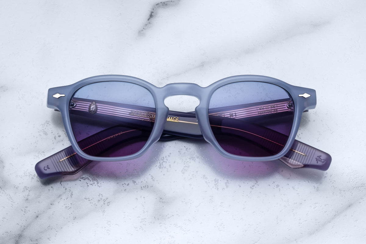Jacques Marie Mage Zephirin Vinca sunglasses with clear front and bold frame, stylish eyewear for modern look