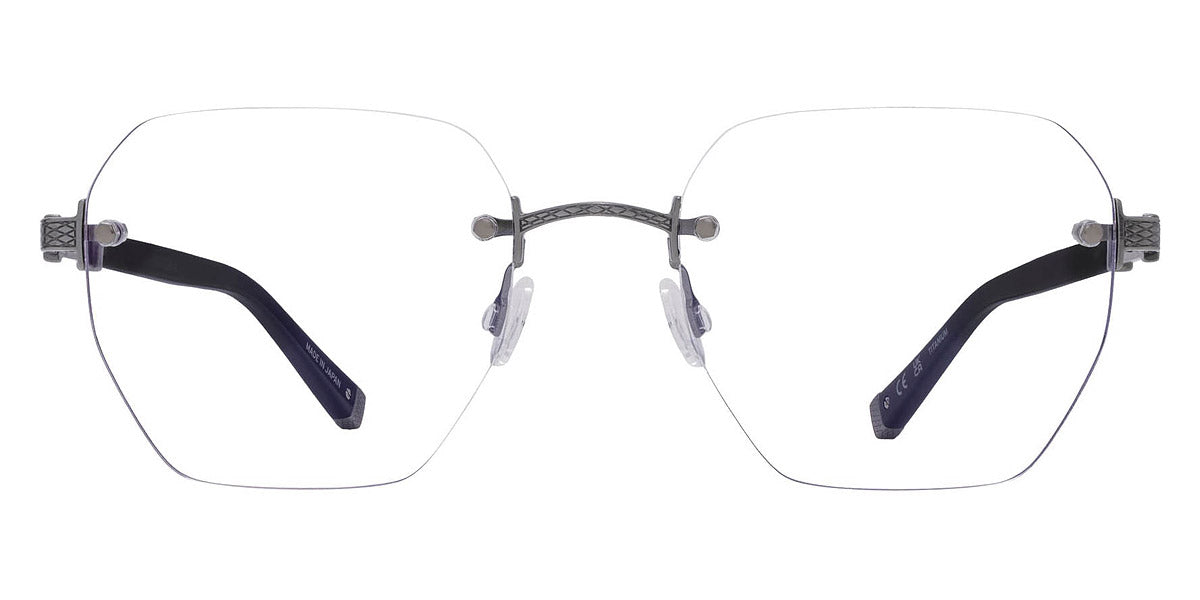 Barton Perreira JACK sunglasses with round black frames and dark lenses, stylish eyewear on a white background.