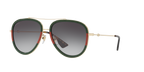 Gucci 0062S sunglasses with black frames and dark tinted lenses, stylish eyewear for sun protection and fashion.