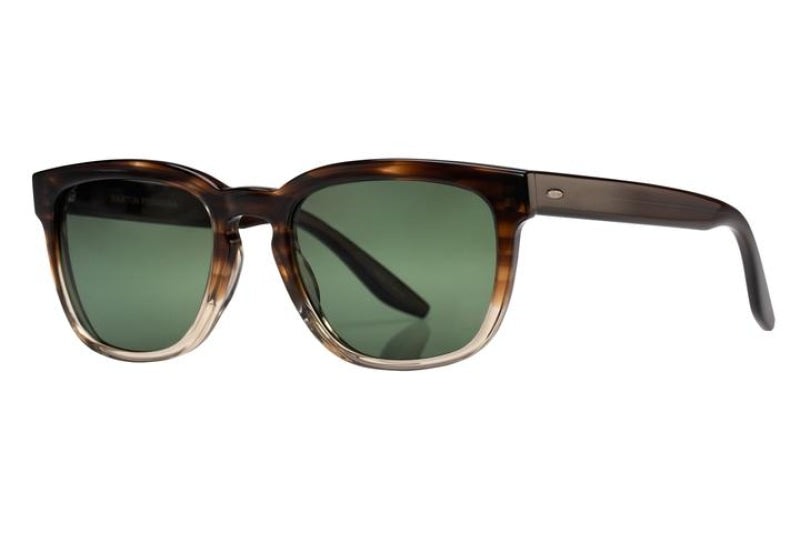 Barton Perreira COLTRANE eyeglasses featuring a sleek black frame and clear lenses, stylish and modern eyewear design.