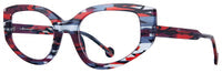 LA Eyeworks Rooster mocktail sunglasses with bold, colorful frames and distinctive design, showcasing modern eyewear style.