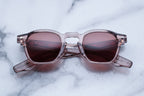 Jacques Marie Mage Zephirin sunglasses with a Heather finish, showcasing stylish front view and sleek design.