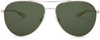 Barton Perreira LOVITT (59) sunglasses with dark tinted lenses and sleek black frames on a white background.