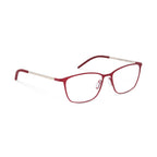 Optgreen Remastered optical glasses with sleek black frames and clear lenses, showcasing modern design and high-quality craftsmanship.