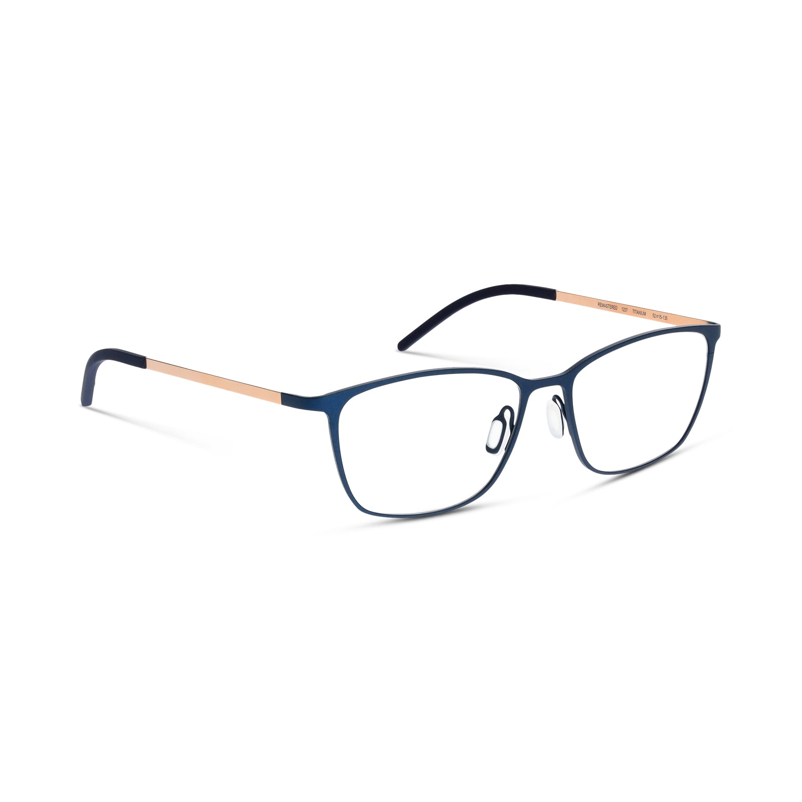 Optgreen Remastered optical glasses with clear frames and modern design, showcasing the stylish eyewear on a white background.