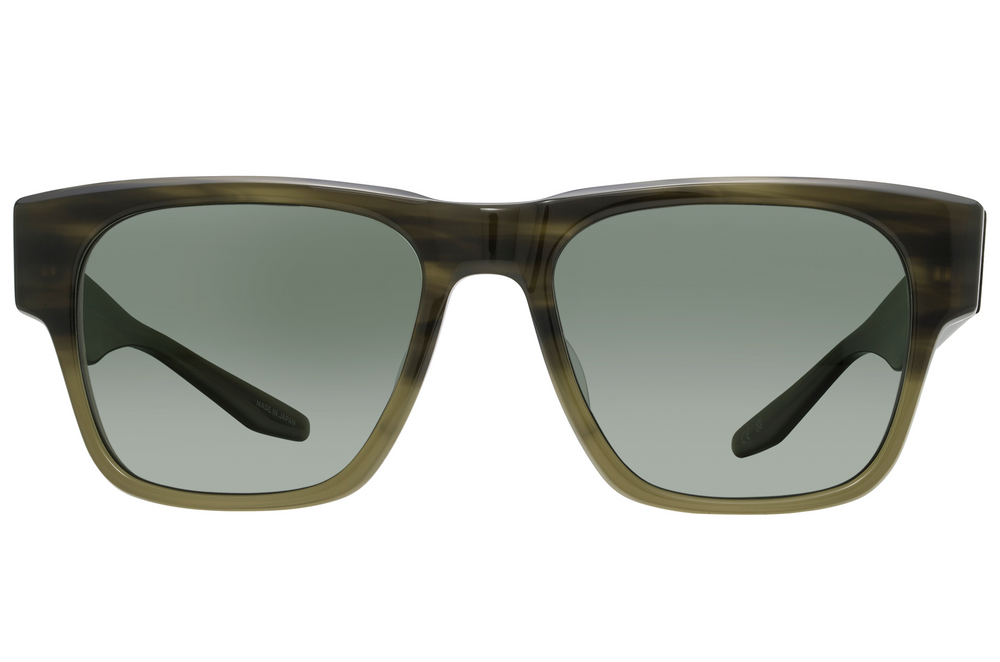 Barton Perreira AIKAU Rebel Salute safari sunglasses with polarized lenses, black frame, and stylish design.