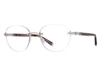 Barton Perreira Bennie sunglasses with tortoise shell and silver frame, side view showing stylish design and craftsmanship