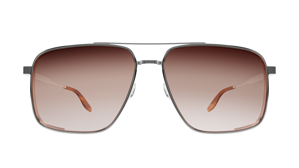 Barton Perreira SCARAMANGA sunglasses with a bold frame and colorful lenses, front view showcasing stylish eyewear design.