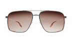 Barton Perreira SCARAMANGA sunglasses with a bold frame and colorful lenses, front view showcasing stylish eyewear design.