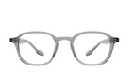 Barton Perreira DALE sunglasses with sleek glacier-colored frames and tinted lenses, front view showing stylish design.