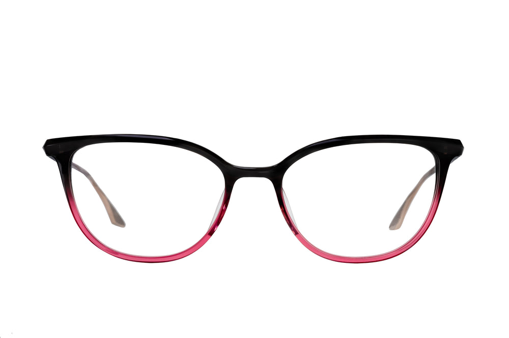 Barton Perreira Dandridge sunglasses with rose gold frames and Dand5104 DandridgeVamp lenses, front view showing elegant design