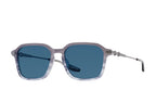 Barton Perreira DELON Moonshadow pewter and marine sunglasses side view with sleek frame and modern design.
