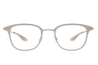 Barton Perreira Elvgren sunglasses with brushed silver and gold frames, front view showcasing stylish eyewear design.