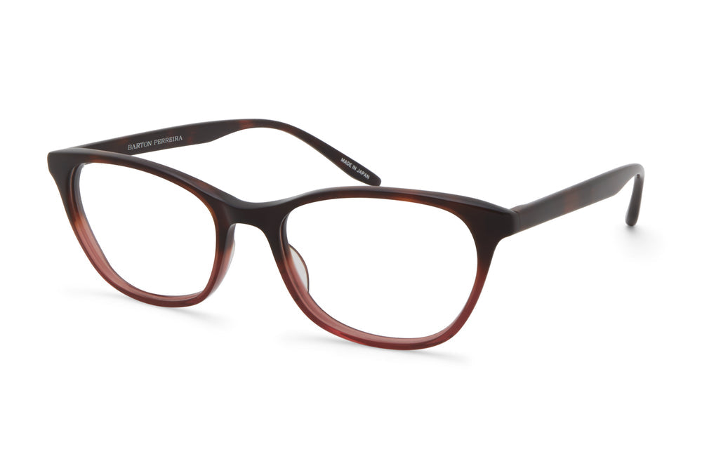 Side view of Barton Perreira HETTIE sunglasses with sleek black frames and modern design.