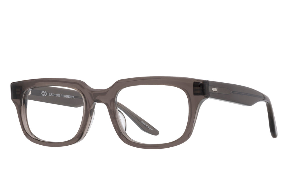 HINKLEY Barton Perreira sunglasses with sleek side view, featuring dark tinted lenses and stylish frame design.