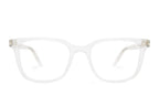 Front view of Barton Perreira JOE crystal sunglasses with sleek design and clear crystal frames.