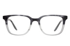 Barton Perreira JOE sunglasses with matte flint stone gradient frames, front view showing sleek, modern design and tinted lenses.