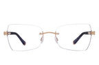 Barton Perreira KIKI sunglasses with black and gold frame, front view showing sleek, modern design and stylish eyewear.