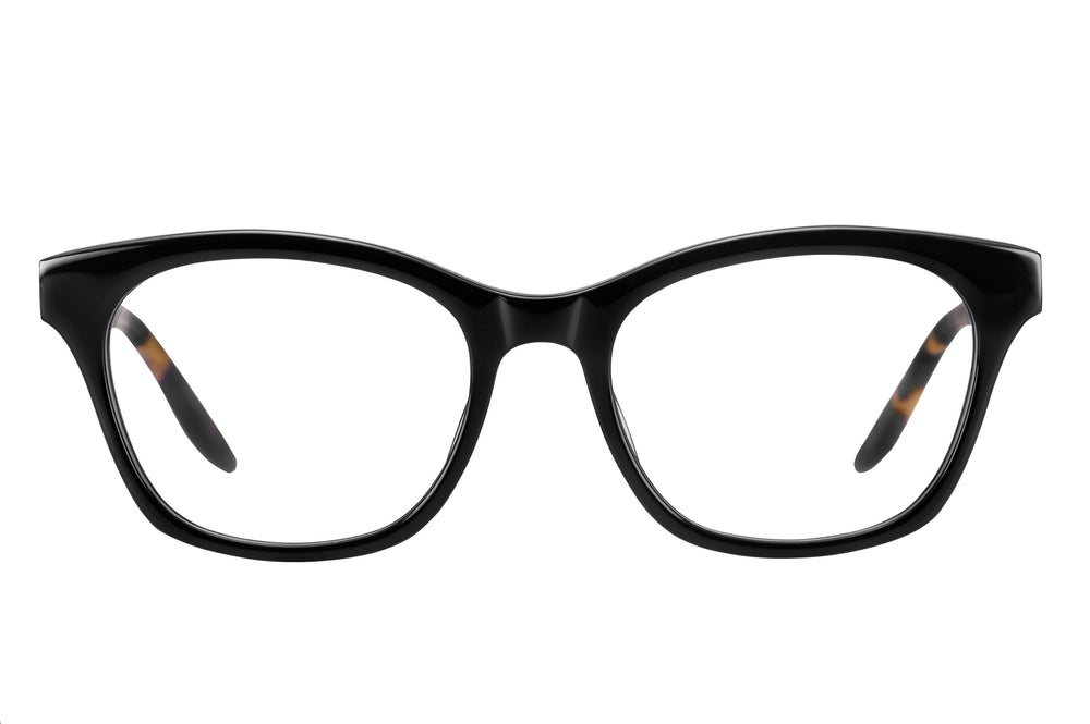 Moira black and Tokyo tortoise Barton Perreira sunglasses with front view featuring rounded frames and stylish design.